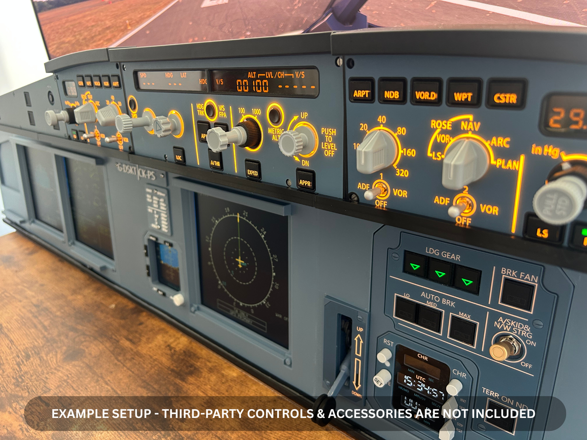 Airbus A320 MIP Desktop Cockpit – Extended Captain