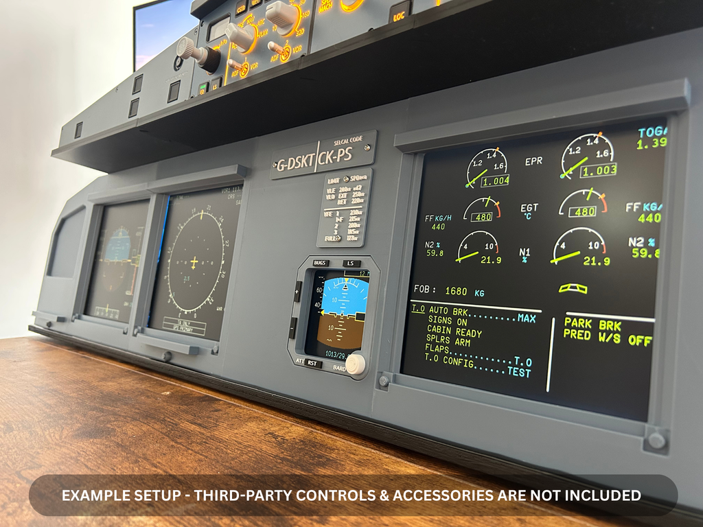 Airbus A320 MIP Desktop Cockpit – Standard Captain