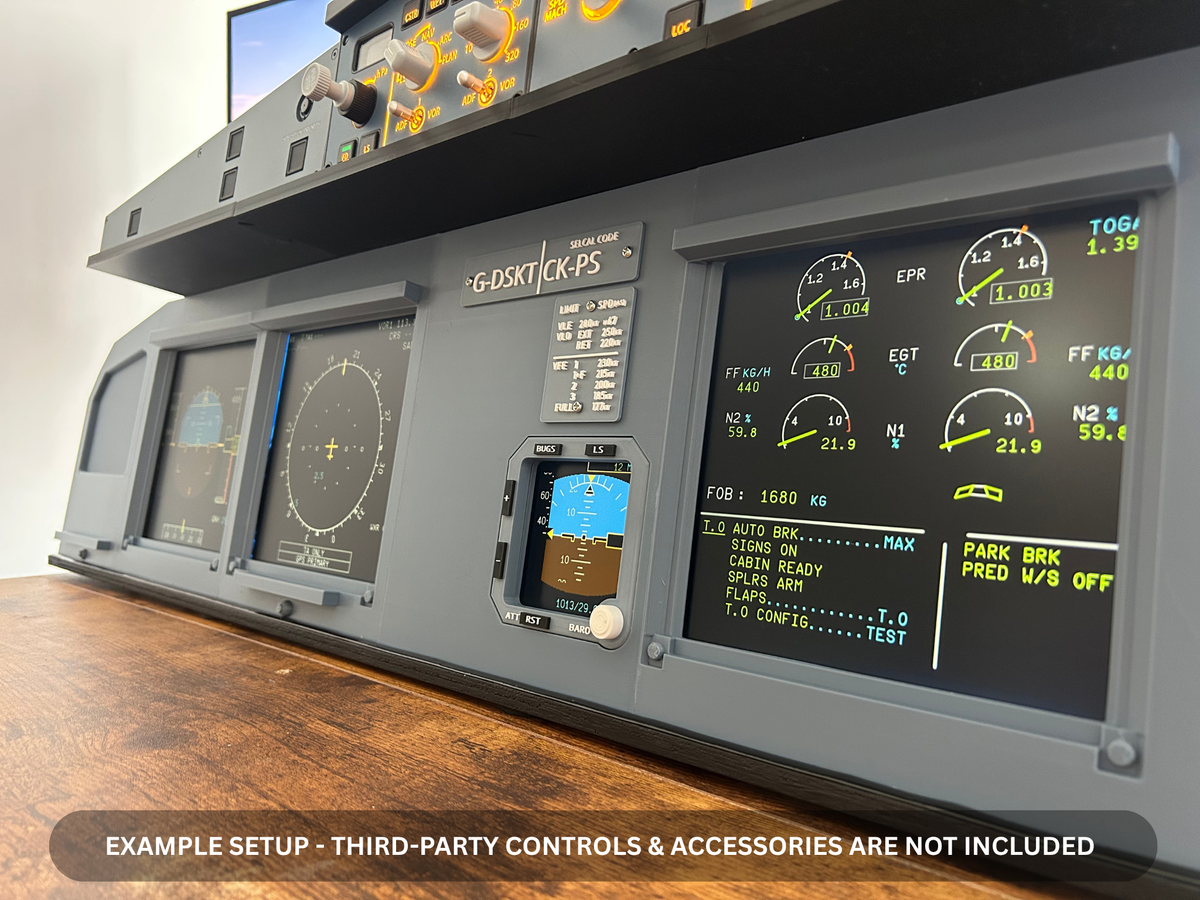 Airbus A320 MIP Desktop Cockpit – Standard Captain