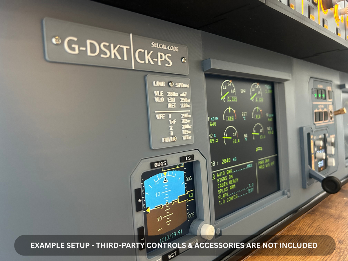 Airbus A320 MIP Desktop Cockpit – Extended First Officer