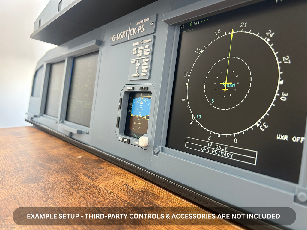Airbus A320 MIP Desktop Cockpit – Extended Captain
