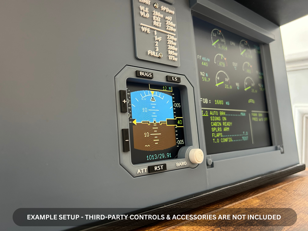 Airbus A320 MIP Desktop Cockpit – Standard Captain
