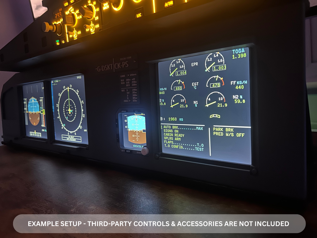 Airbus A320 MIP Desktop Cockpit – Standard Captain