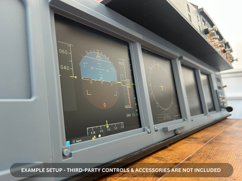 Airbus A320 MIP Desktop Cockpit – Extended Captain (ECAM variant)