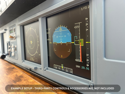 Airbus A320 MIP Desktop Cockpit – Extended First Officer (ECAM variant)