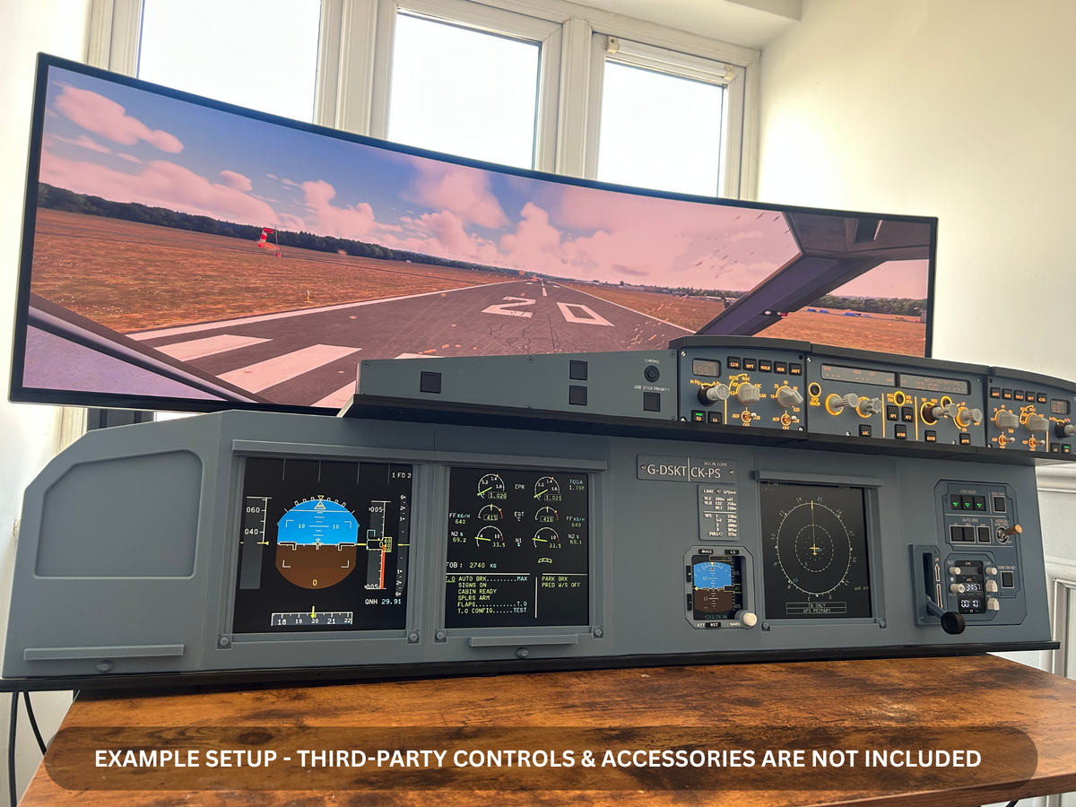 Airbus A320 MIP Desktop Cockpit – Extended Captain