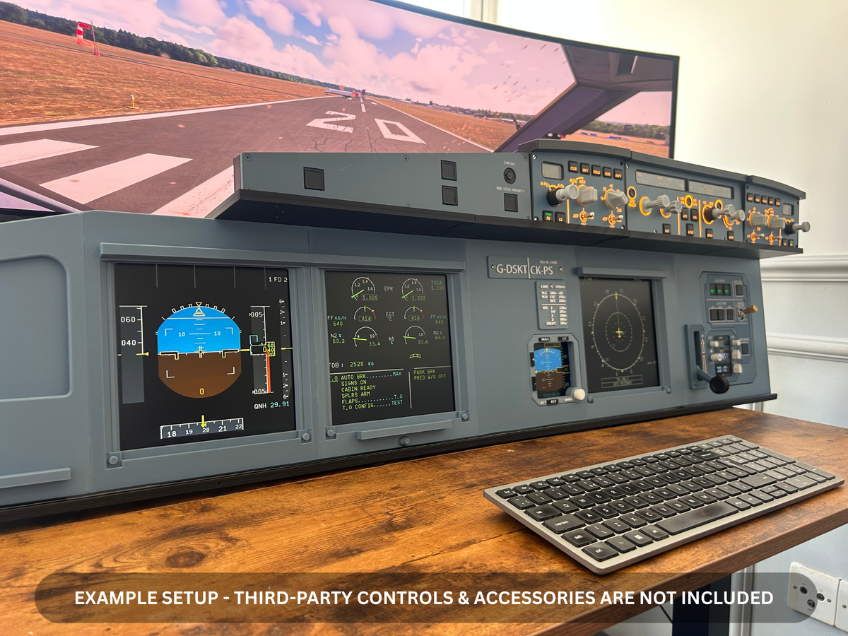 Airbus A320 MIP Desktop Cockpit – Extended Captain
