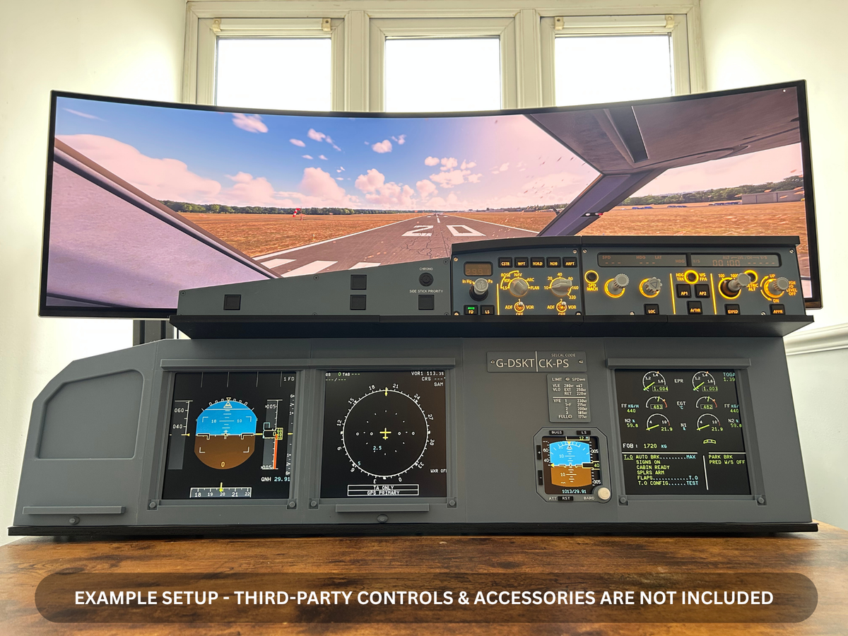 Airbus A320 MIP Desktop Cockpit – Standard Captain