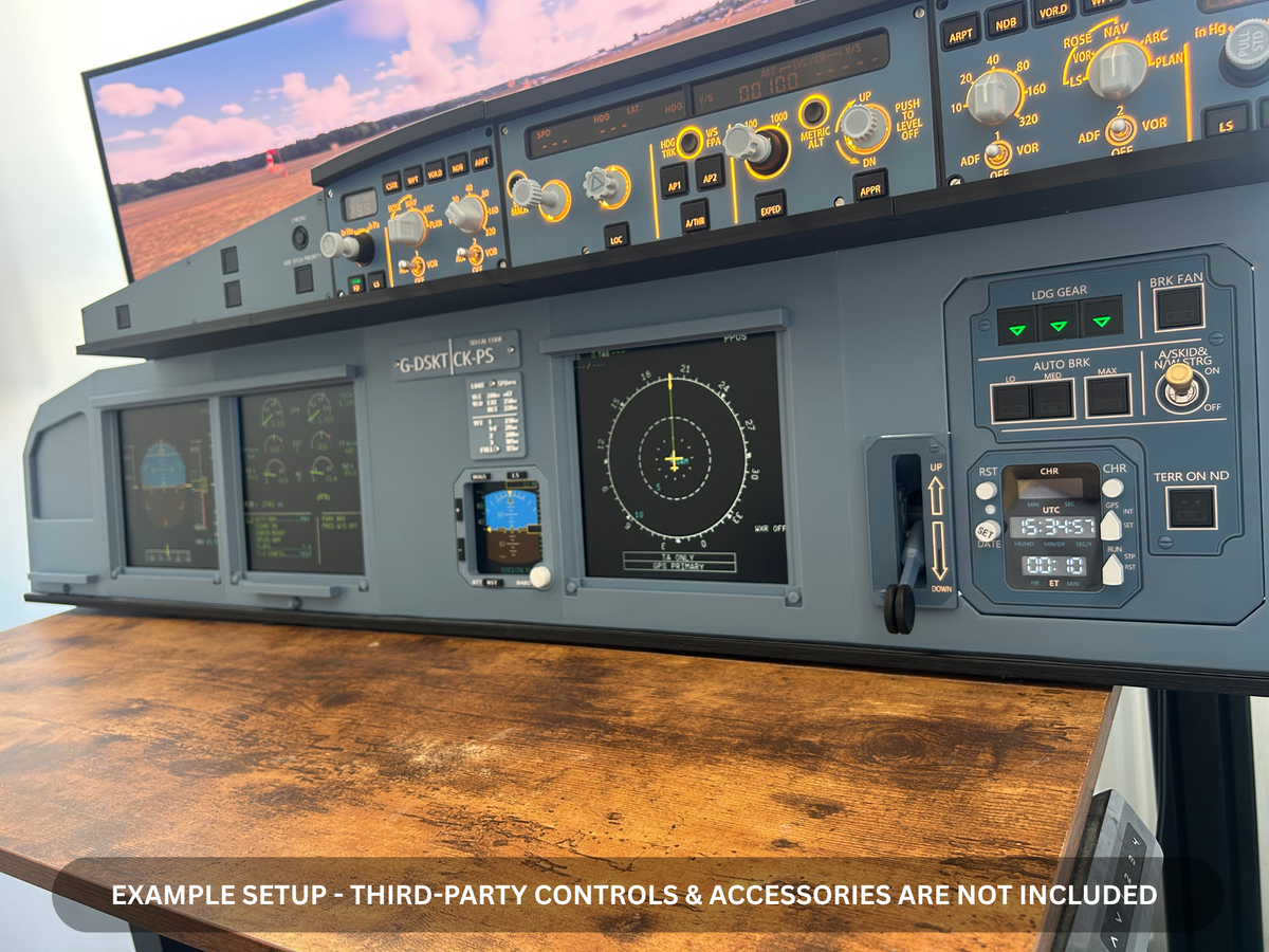 Airbus A320 MIP Desktop Cockpit – Extended Captain