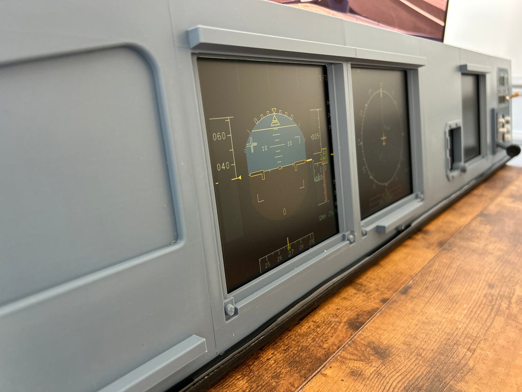 Airbus A320 MIP Cockpit – Fully Assembled Flight Simulator Desktop Rig (Extended Captain without Glare Support)
