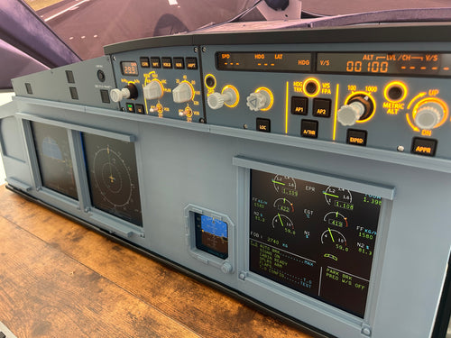 Airbus A320 MIP Cockpit – Fully Assembled Flight Simulator Desktop Rig (Full Captain with Glare Support)