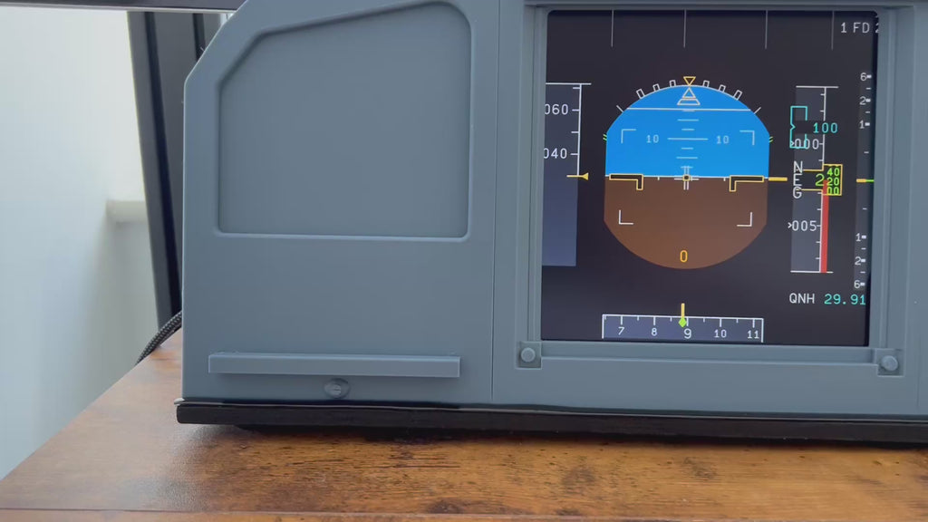 Airbus A320 MIP Cockpit – Fully Assembled Flight Simulator Desktop Rig (Full Captain with Glare Support)