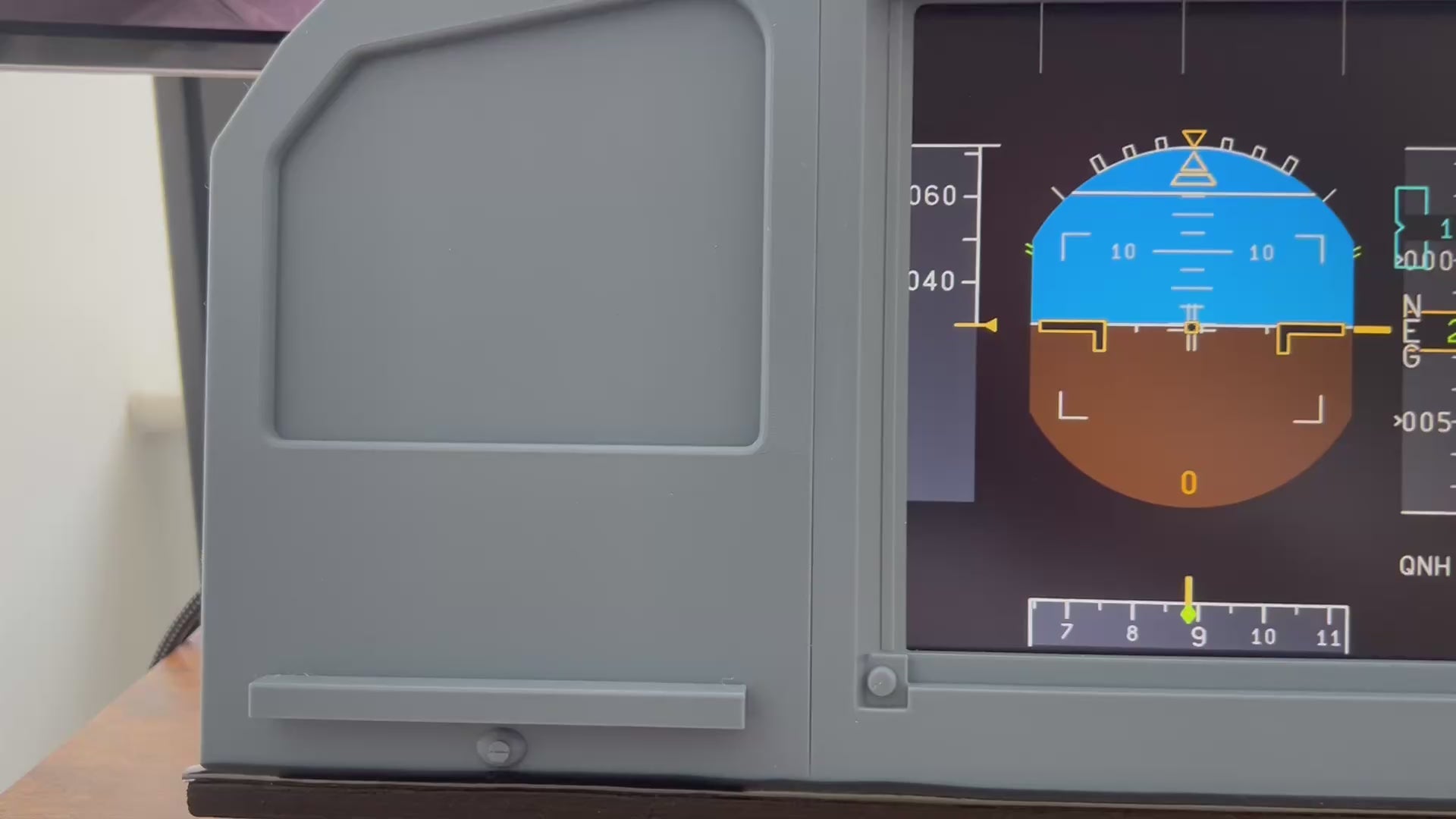 Airbus A320 MIP Cockpit – Fully Assembled Flight Simulator Desktop Rig (Full Captain without Glare Support))