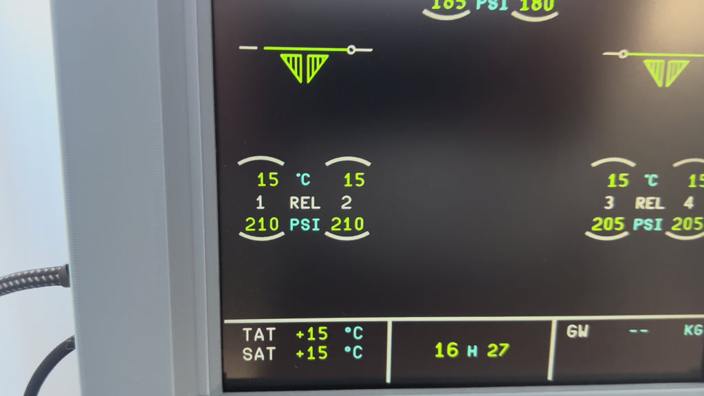 Airbus A320 MIP Desktop Cockpit – Extended First Officer (ECAM variant)