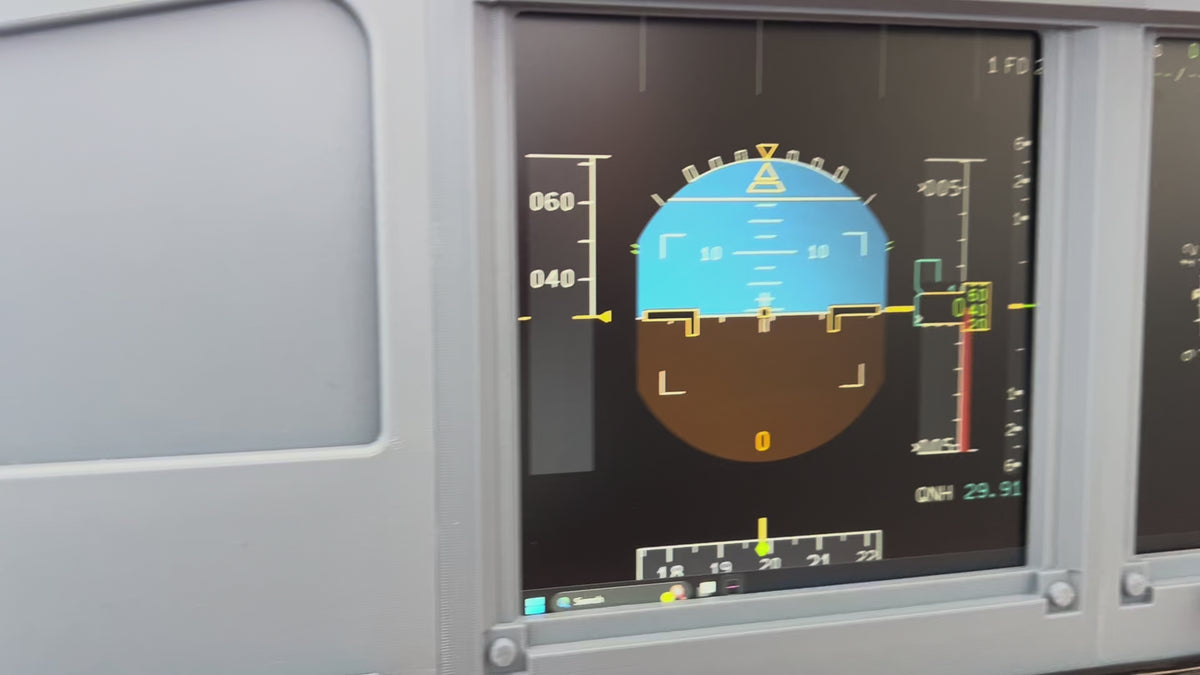 Airbus A320 MIP Desktop Cockpit – Extended Captain (ECAM variant)